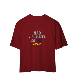 Nome do produto OVERSIZED NÃO VISUALIZEI