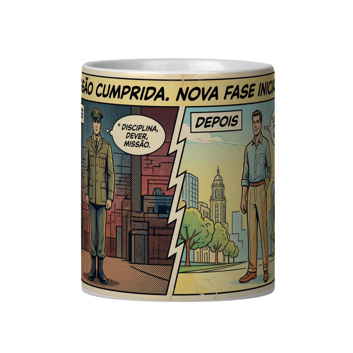 Nome do produto: MISSÃO CUMPRIDA. NOVA FASE INICIADA.