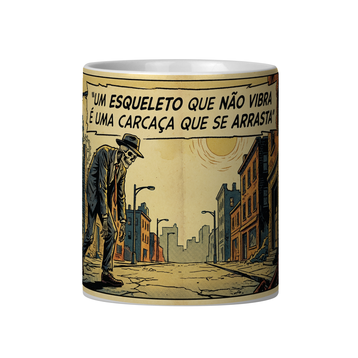 Nome do produto: UM ESQUELETO QUE NÃO VIBRA É UMA CARCAÇA QUE SE ARRASTA