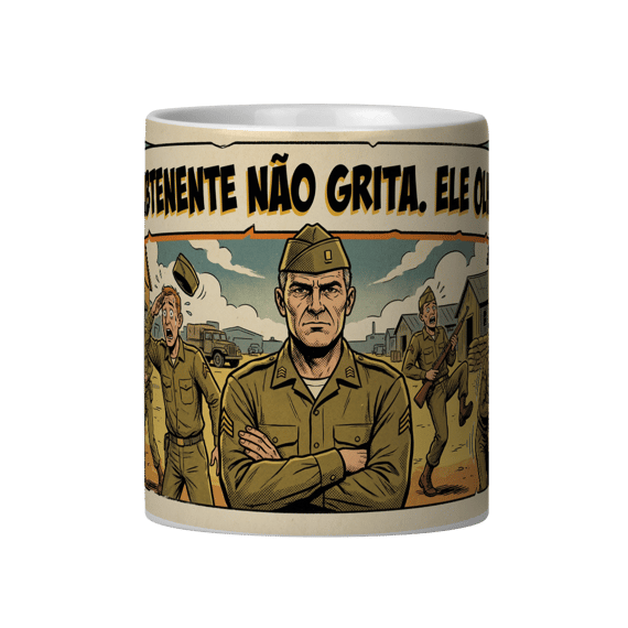 SUBTENENTE NÃO GRITA. ELE OLHA.