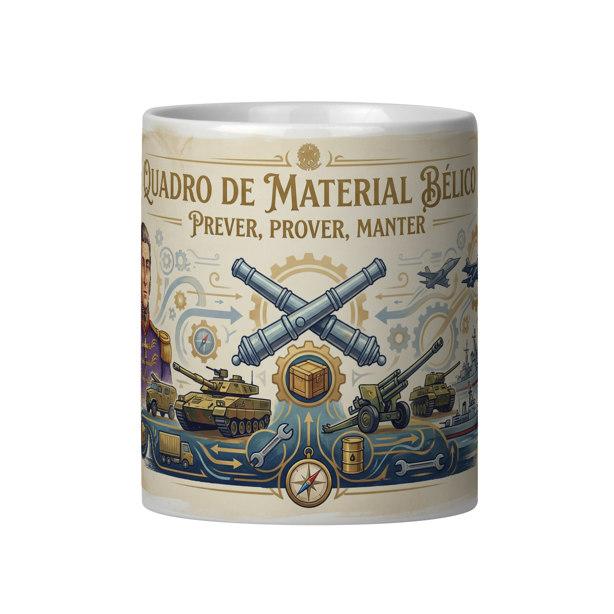 Nome do produto: QUADRO DE MATERIAL BÉLICO