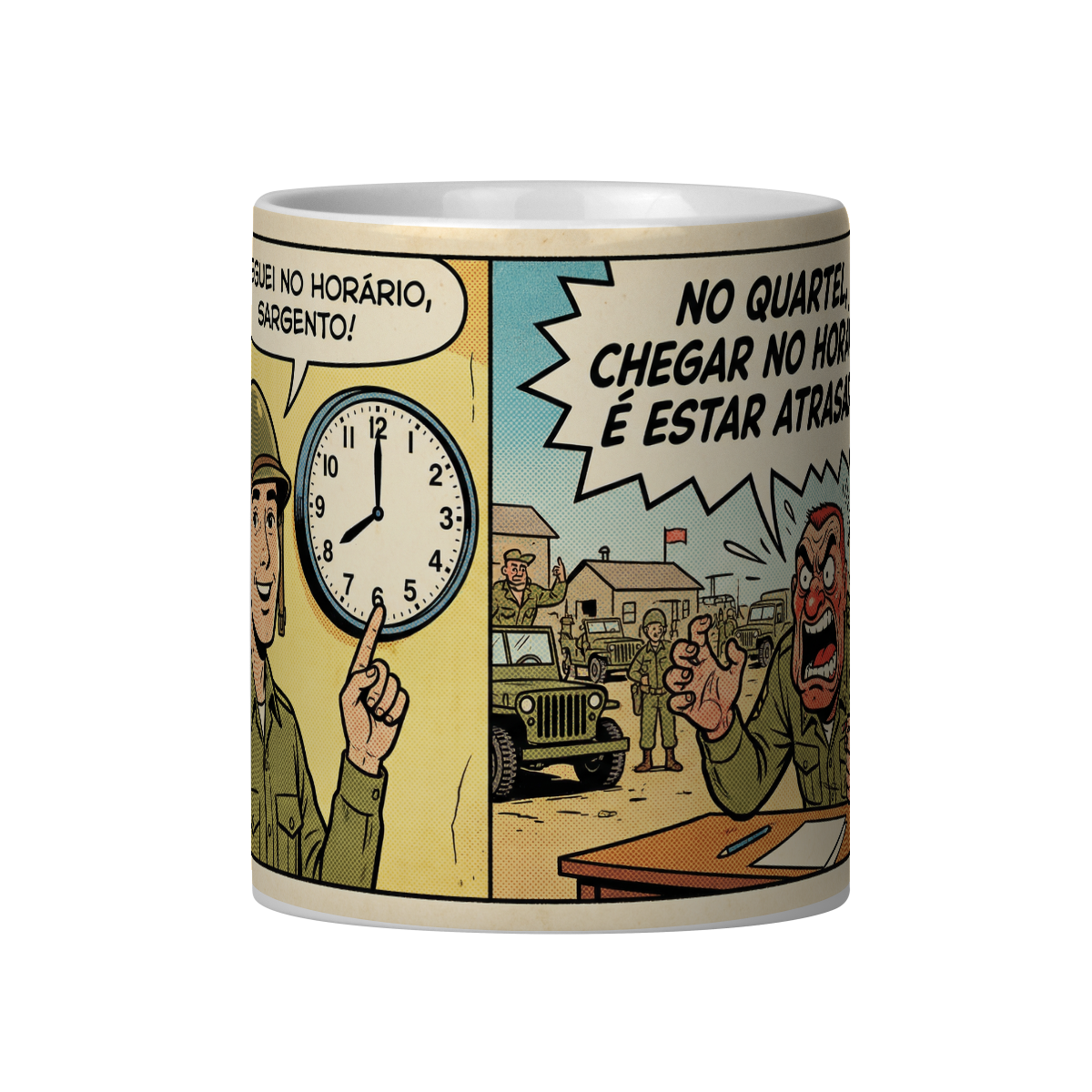 Nome do produto: CHEGAR NO HORÁRIO É ESTAR ATRASADO!