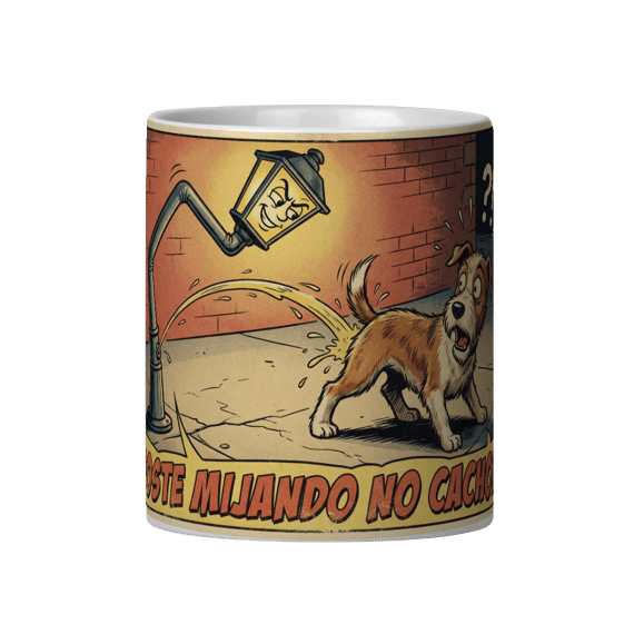 O POSTE MIJANDO NO CACHORRO