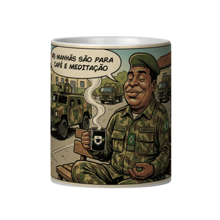 Nome do produto AS MANHÃS SÃO PARA CAFÉ E MEDITAÇÃO - LINHA SUB CLEYTON