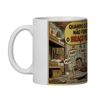 Nome do produto QUANDO O CÉREBRO NÃO FUNCIONA, O BRAÇO FLEXIONA!