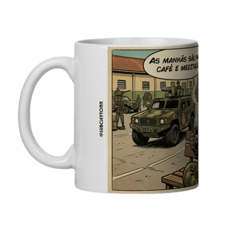 Nome do produto AS MANHÃS SÃO PARA CAFÉ E MEDITAÇÃO - LINHA SUB CLEYTON