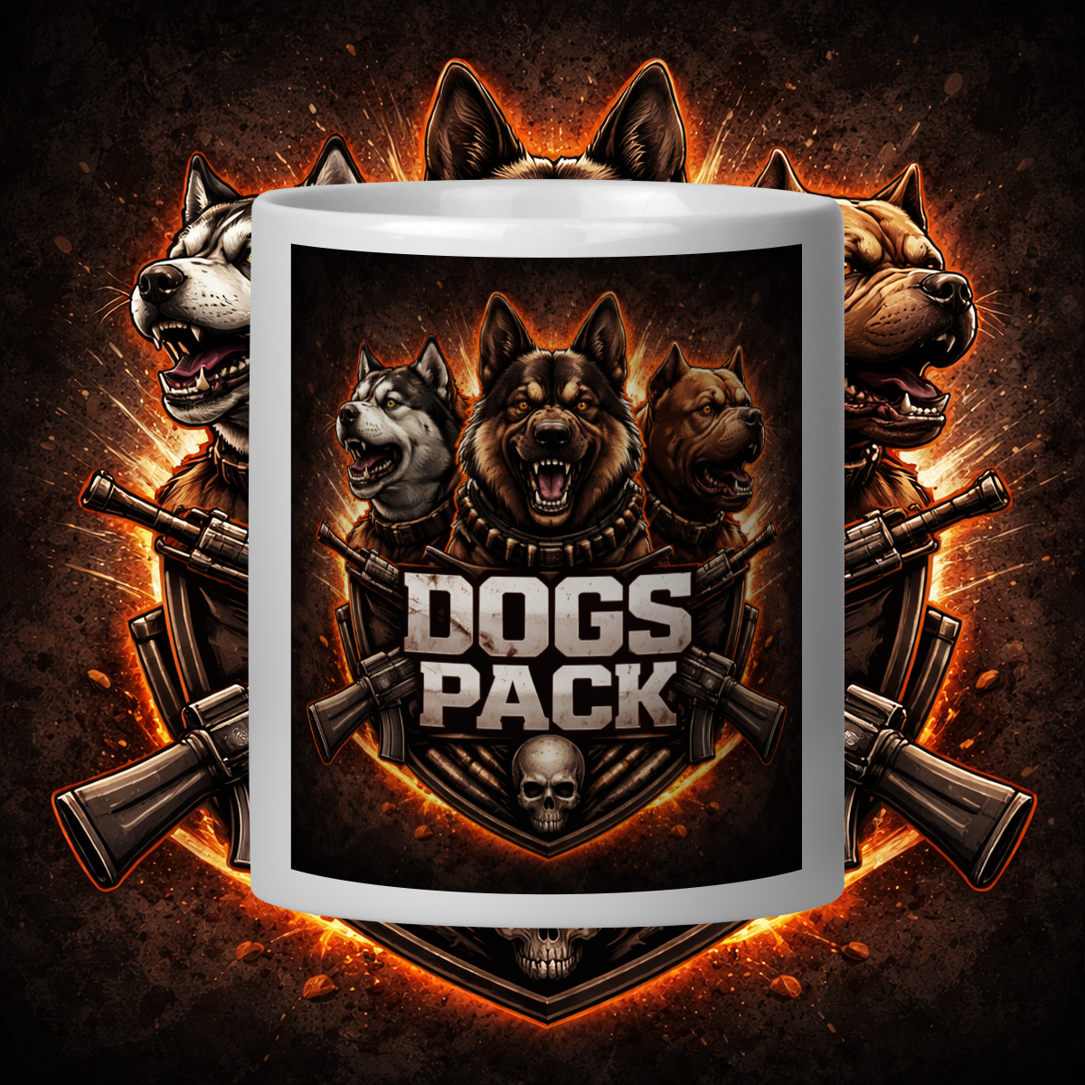Nome do produto: Caneca Dogs Pack DayZ ( Por Tempo Limitado )