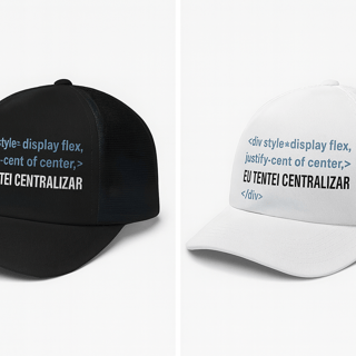 Nome do produto Boné LOOP – Eu Tentei Centralizar