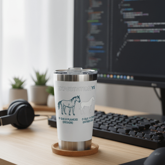 Copo Dev Loop: O Ciclo de Café, Código e Bugs