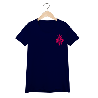 Nome do produto Leão de Judá - Baby Look (Frente + Costas)