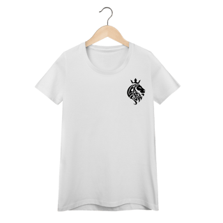 Nome do produto Leão de Judá - Baby Look (Frente + Costas)