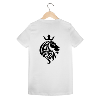 Nome do produto Leão de Judá - Baby Look (Frente + Costas)