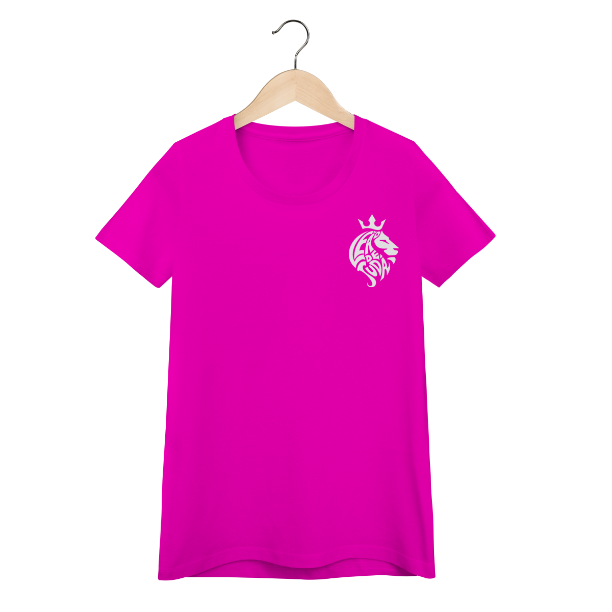 Nome do produto: Leão de Judá - Baby Look (Frente + Costas)