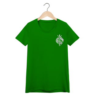 Nome do produto Leão de Judá - Baby Look (Frente + Costas)