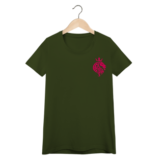 Nome do produto Leão de Judá - Baby Look (Frente + Costas)