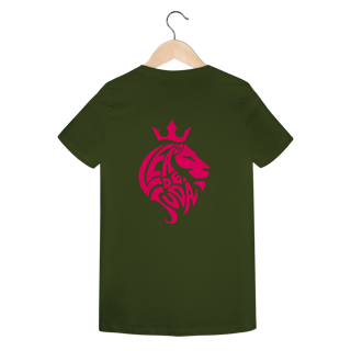 Nome do produto Leão de Judá - Baby Look (Frente + Costas)