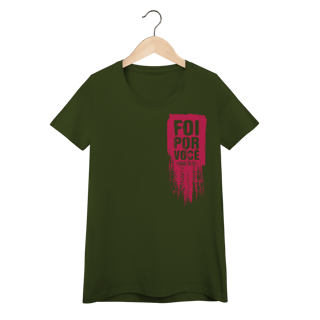 Nome do produto Foi por você - Baby Look