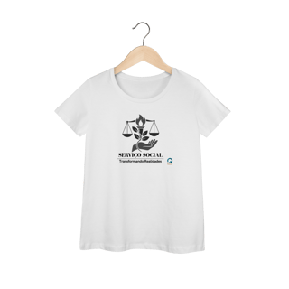  Camiseta Baby Look Serviço Social – Transformando Vidas