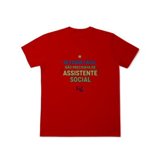 Nome do produto Camiseta - Se fosse facil 