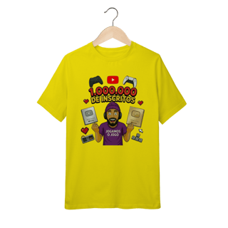 Nome do produto Camisa Infantil (10 a 14) Comemorativa 1 Milhão de Inscritos