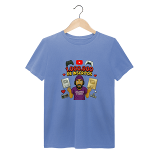 Nome do produto  T-Shirt Estonada Comemorativa 1 Milhão de Inscritos
