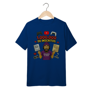Nome do produto Camisa Infantil (10 a 14) Comemorativa 1 Milhão de Inscritos
