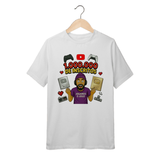 Camisa Infantil (10 a 14) Comemorativa 1 Milhão de Inscritos