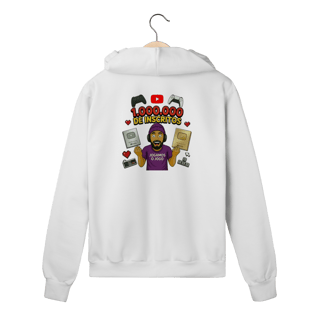 Nome do produto Moletom Com Ziper Comemorativo 1 Milhão de Inscritos