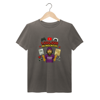  T-Shirt Estonada Comemorativa 1 Milhão de Inscritos