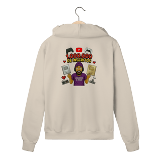Nome do produto Moletom Com Ziper Comemorativo 1 Milhão de Inscritos