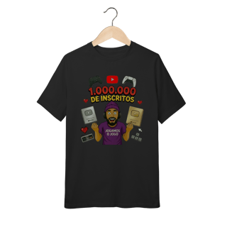 Nome do produto Camisa Infantil (10 a 14) Comemorativa 1 Milhão de Inscritos