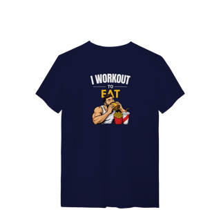 Nome do produto Camiseta Masculina Work Out to Eat