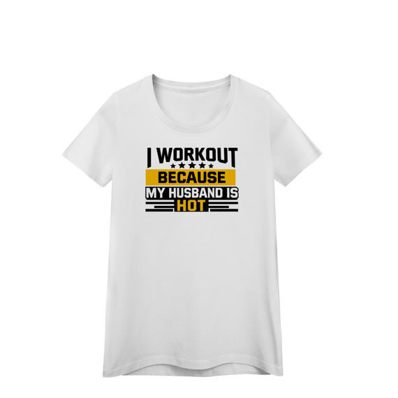 Camiseta Feminina My Husband is Hot