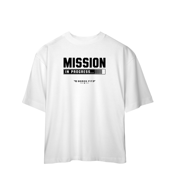 Camiseta Oversized Mission in Progress