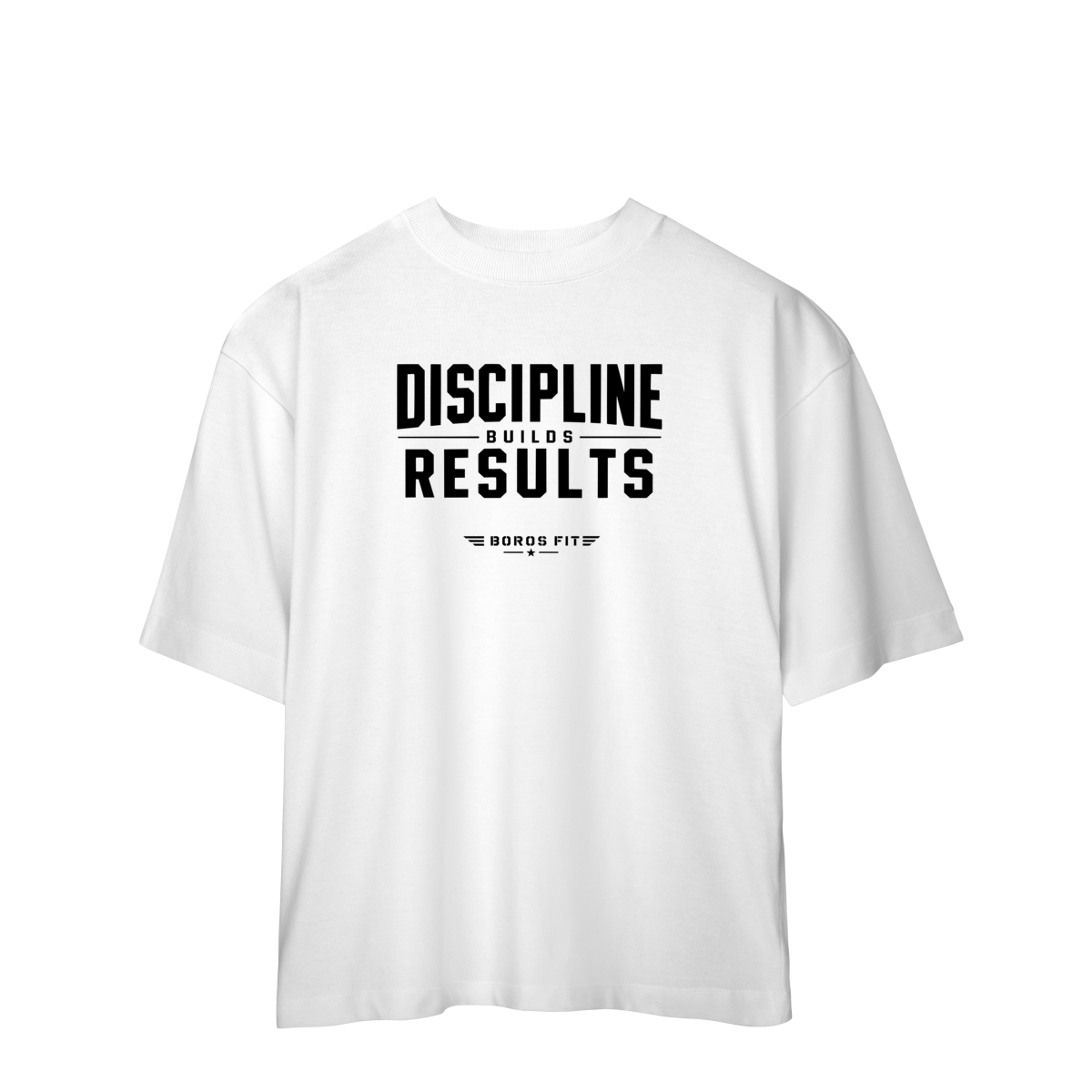 Nome do produto: Camiseta Oversized Discipline Builds Results