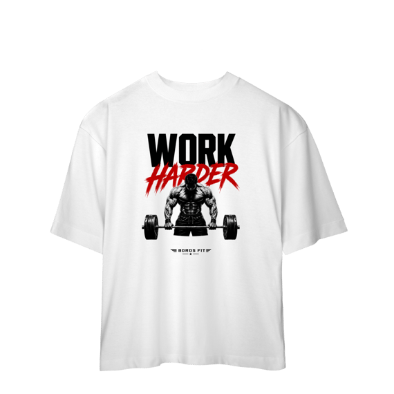 Camiseta Oversized Work Harder