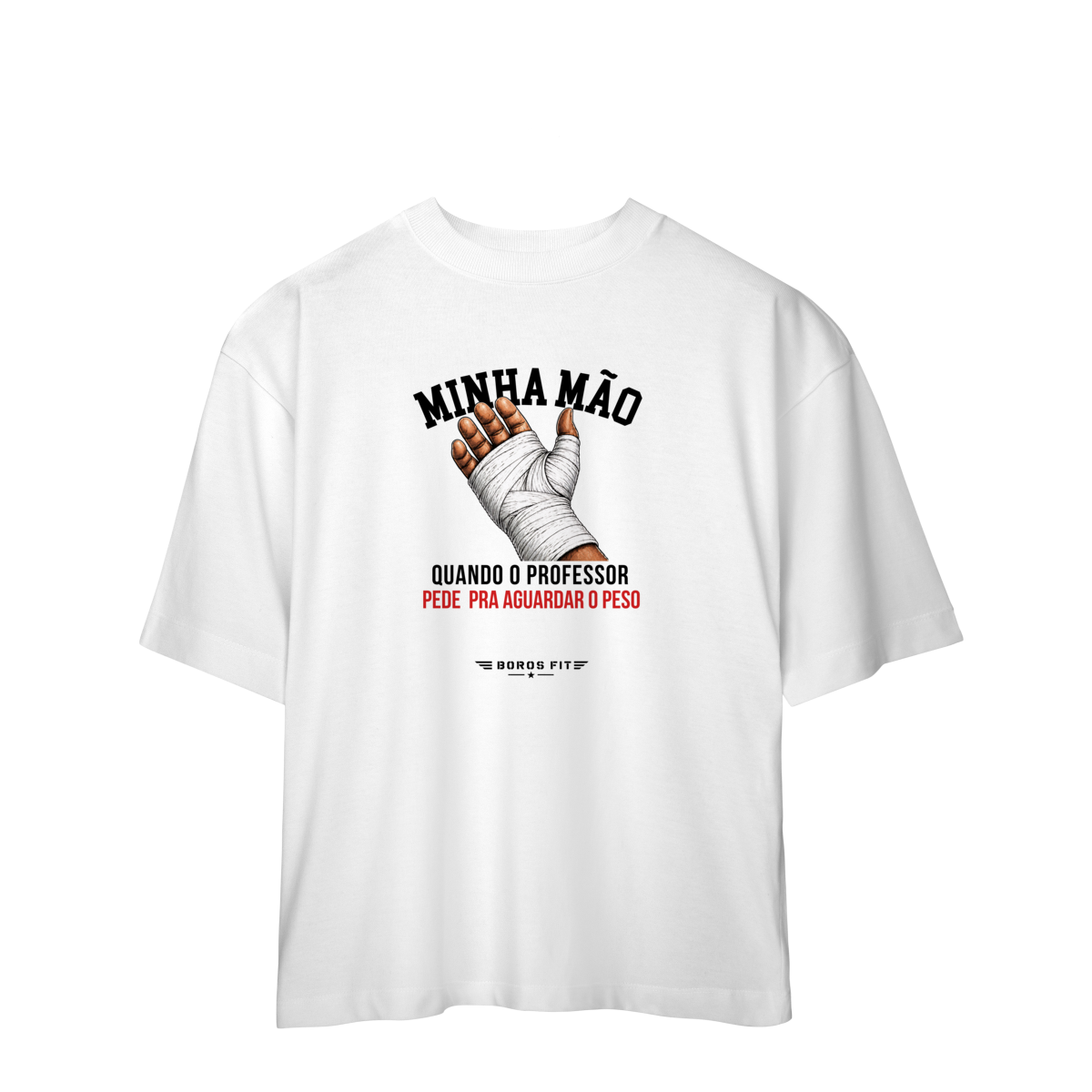 Nome do produto: Camiseta Oversized Minha Mão