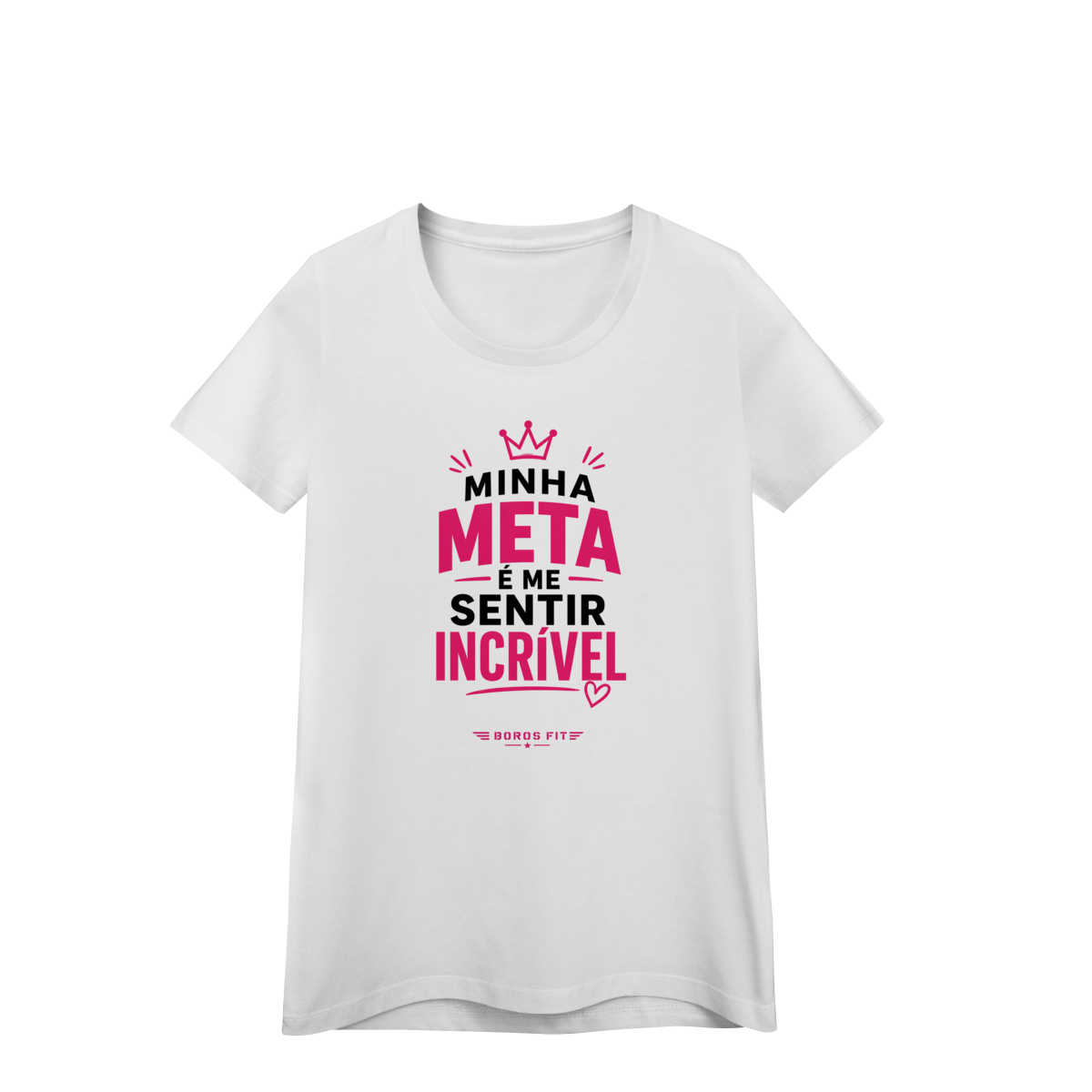 Nome do produto: Camiseta Feminina Minha Meta