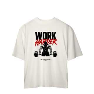 Nome do produto Camiseta Oversized Work Harder