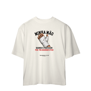 Nome do produto Camiseta Oversized Minha Mão