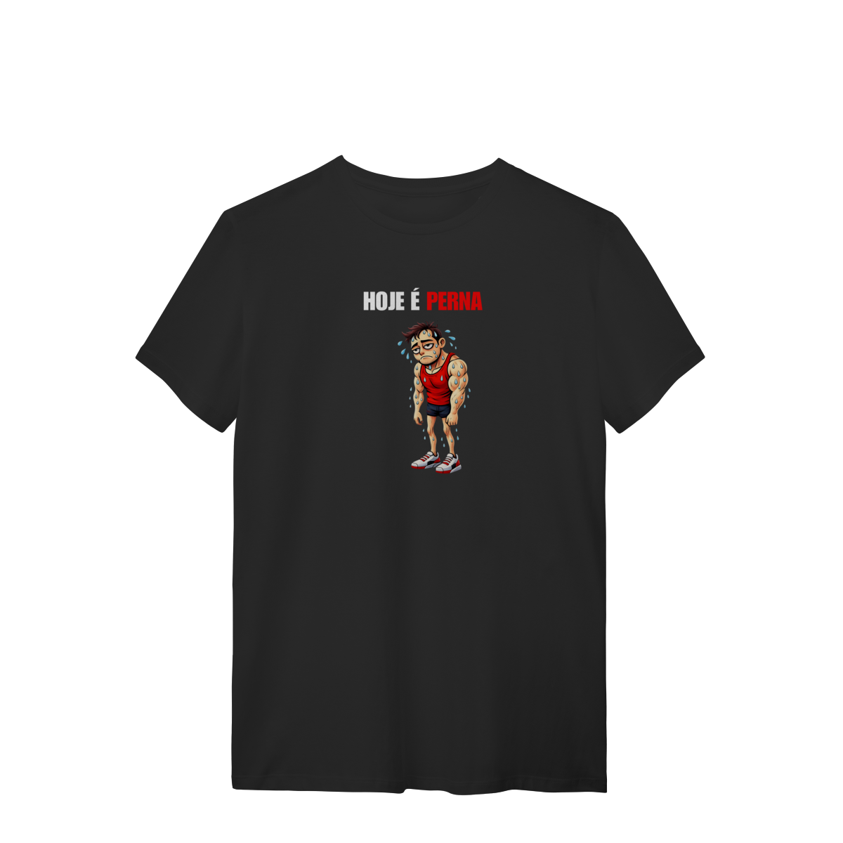 Nome do produto: Camiseta Masculina Hoje é Perna