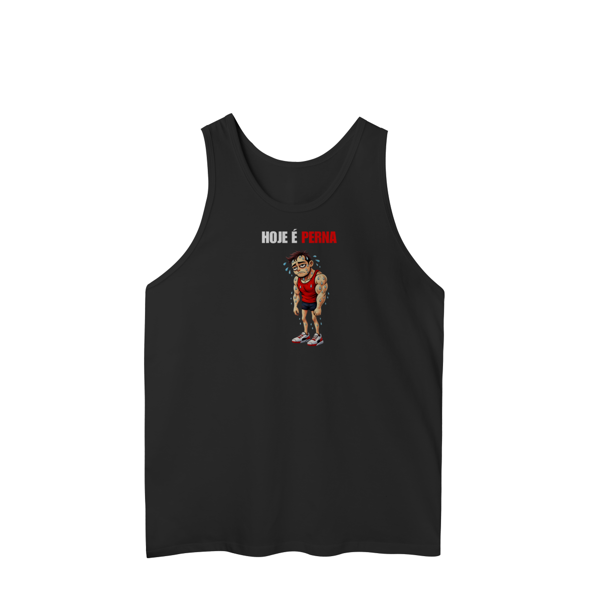 Nome do produto: Regata Masculina Hoje é Perna