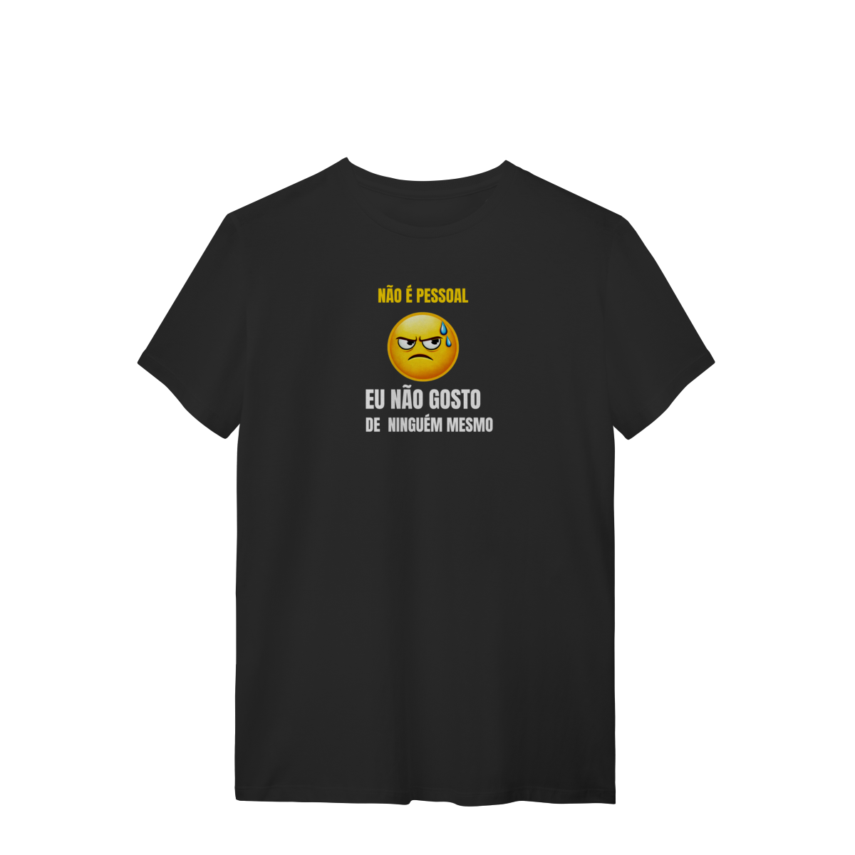Nome do produto: Camiseta Masculina Não Gosto de Ninguém
