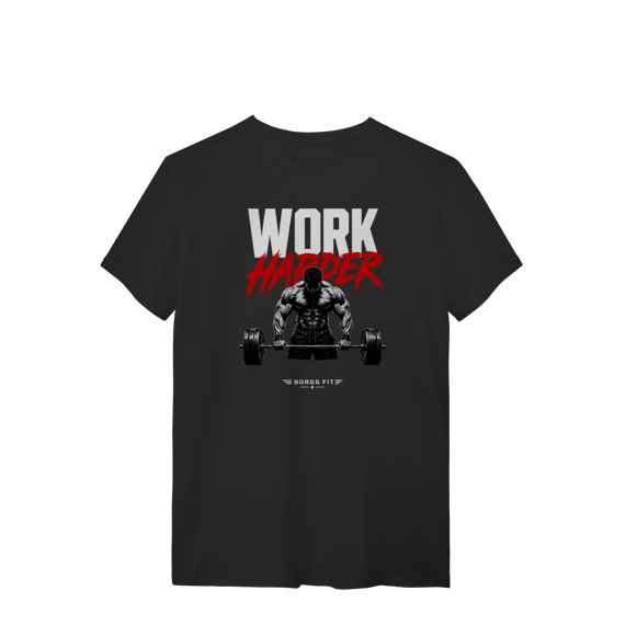 Camiseta Masculina Work Harder