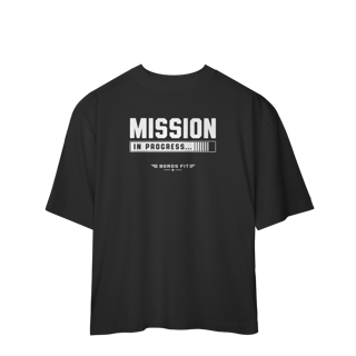 Nome do produto Camiseta Oversized Mission in Progress