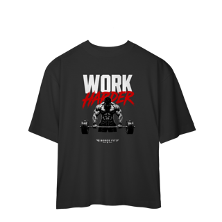 Nome do produto Camiseta Oversized Work Harder