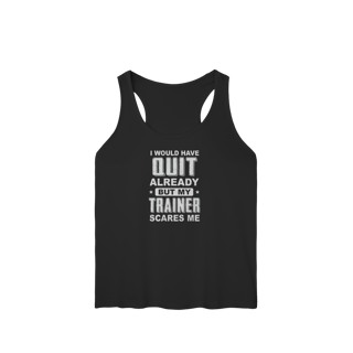 Nome do produto Regata Feminina Dry UV My Trainer Scares Me