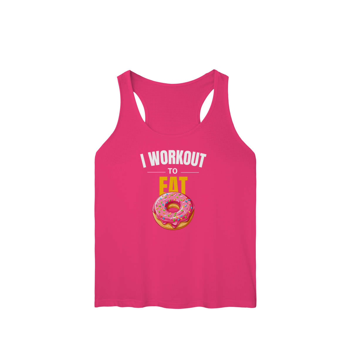 Nome do produto: Regata Feminina Dry UV I Work Out to Eat