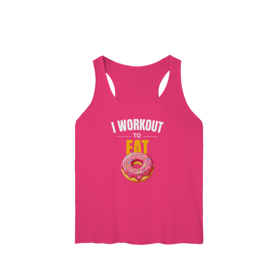 Regata Feminina Dry UV I Work Out to Eat