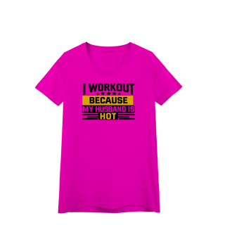 Nome do produto Camiseta Feminina My Husband is Hot